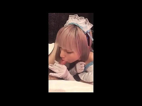 ❤️ Idol japonez [mayuka], kostum shërbyese franceze, pjesa 1, blowjob dhe kërcitje me locion ️❌ Video anale tek ne ❤